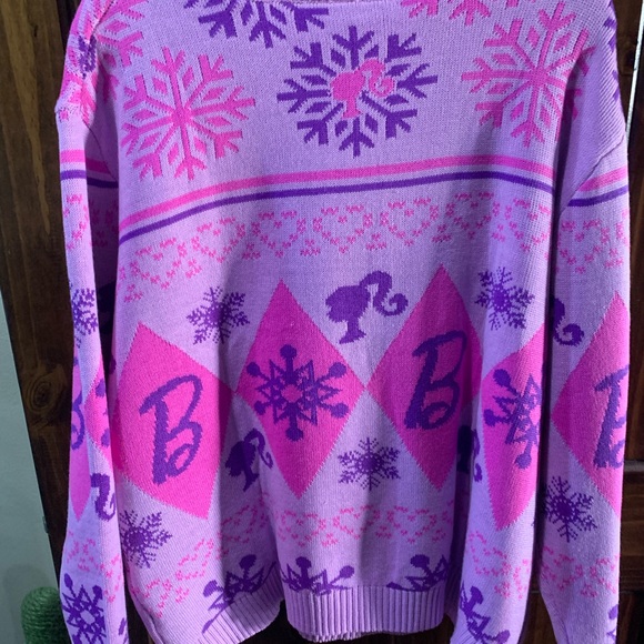 Barbie Women's Sweater in Purple and Pink - Picture 2 of 8